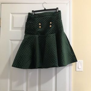 Gorgeous dressy emerald green skirt